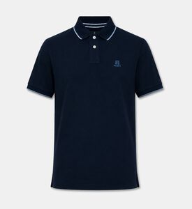 Hackett London Heritage Crest Piqu&eacute; Polo Shirt, Navy, L, Packshot View