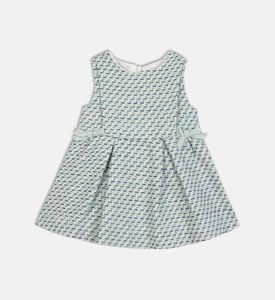 Tweed Sleeveless Flared Dress