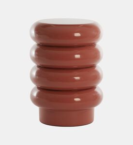 Light and Living Mirogi Segmented Table, Coral, 30x40-cm, Packshot View