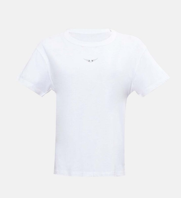 تيشيرت مارتا بأجنحة بأحجار الراين