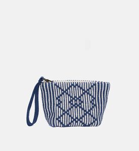 حقيبة يد صغيرة مطرزة بنقوش هندسية