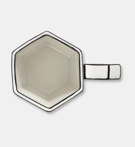 Serax Black-n-white Double Espresso Cup Saucer, Packshot View