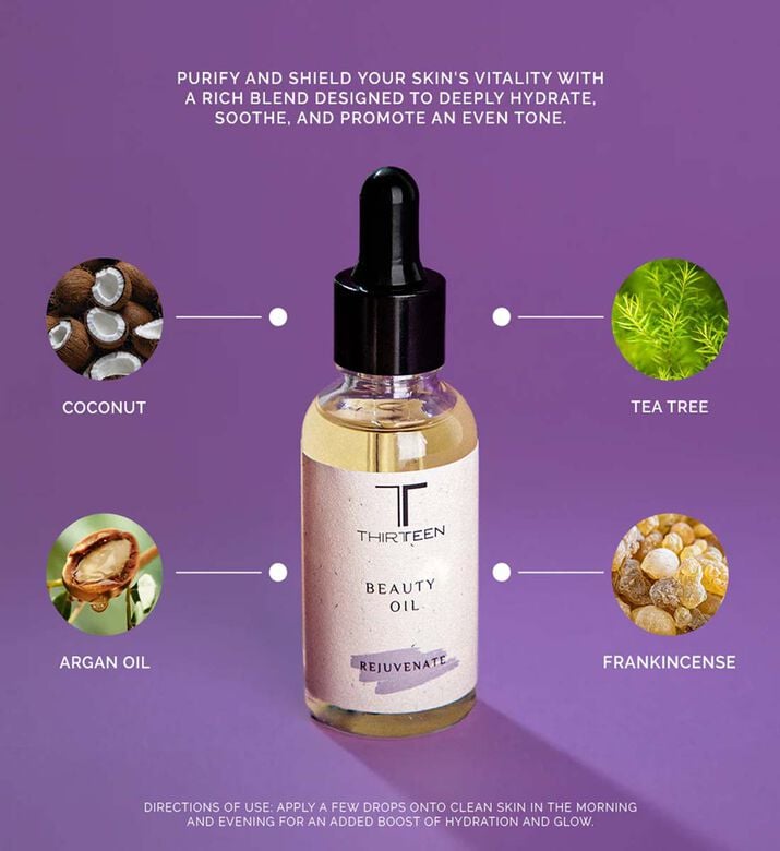 Thirteen Beauty Moisturizing Oil, Packshot View Thirteen Beauty Moisturizing Oil, Packshot View