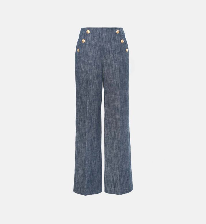 High-waisted Wide-leg Pants