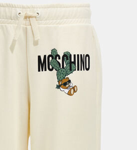 بنطال قطني بلوغو الماركة