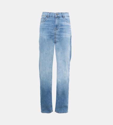 Slip Pockets Denim Pants