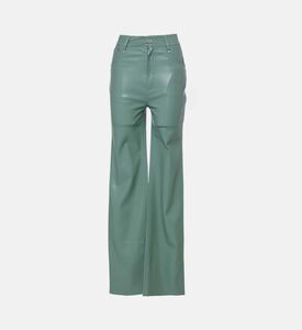 Nanushka Jacoba Faux Leather Wide-leg Trousers, Packshot View
