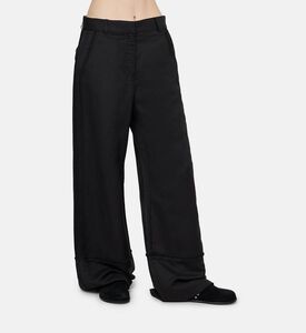 Lace-detail Wide-leg Pants