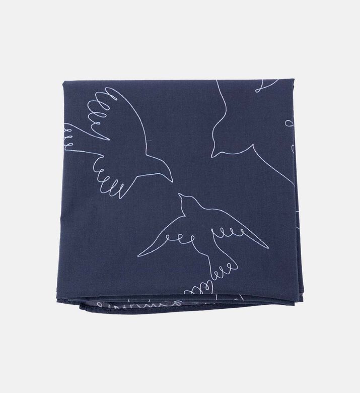 Embroidered Bird Square-shape Scarf