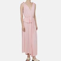 Folds Pleated Panels Dress