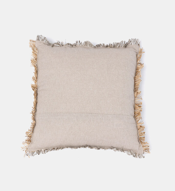 Geecha Silk-cotton Blend Filled And Vaccumed Cushion