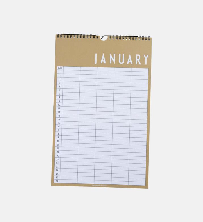 Spiral Binding Monthly Planner