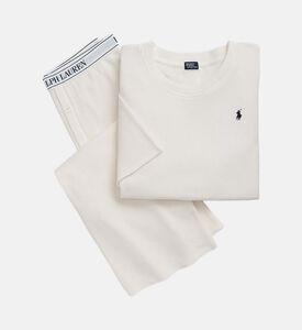 Polo by Ralph Lauren Waffle-knit Long-sleeve Pajama Set, Packshot View