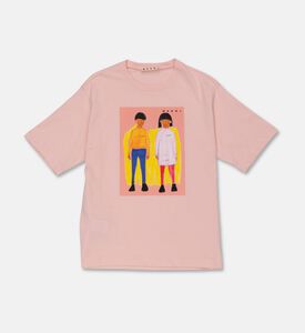 Marni Colorful-print Logo-detail T-shirt, Packshot View