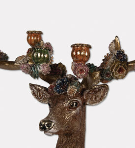 Clayre & Eef Candlestick Deer 51x21x50 Cm, Packshot View