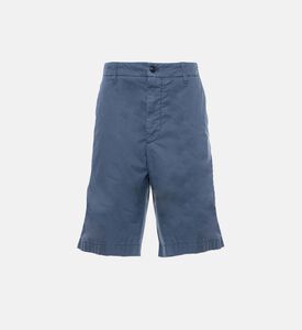 شورت بقصة عادية بمزيج قطن