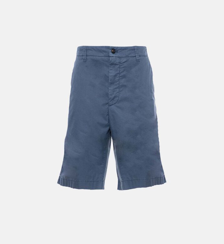 شورت بقصة عادية بمزيج قطن