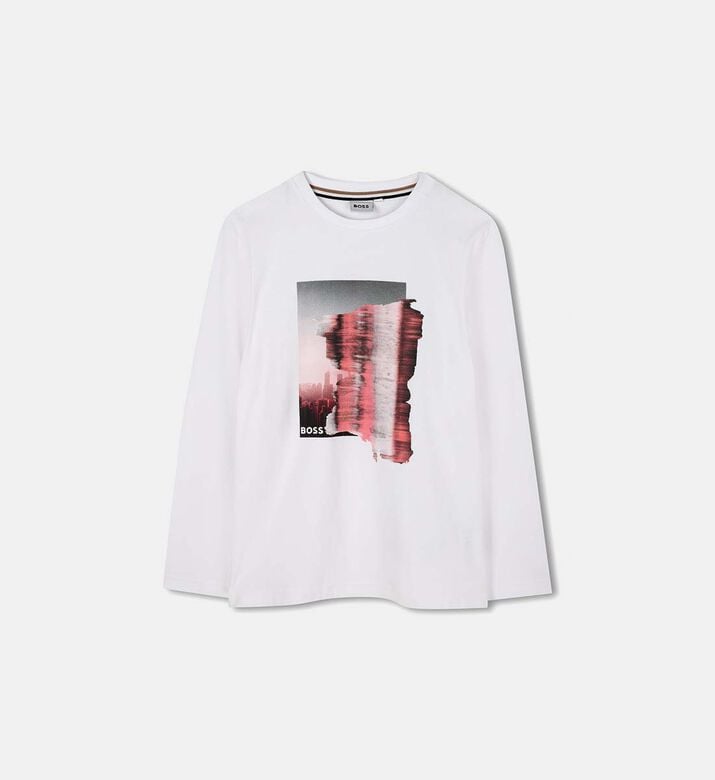 Illustration-print Long-sleeve T-shirt