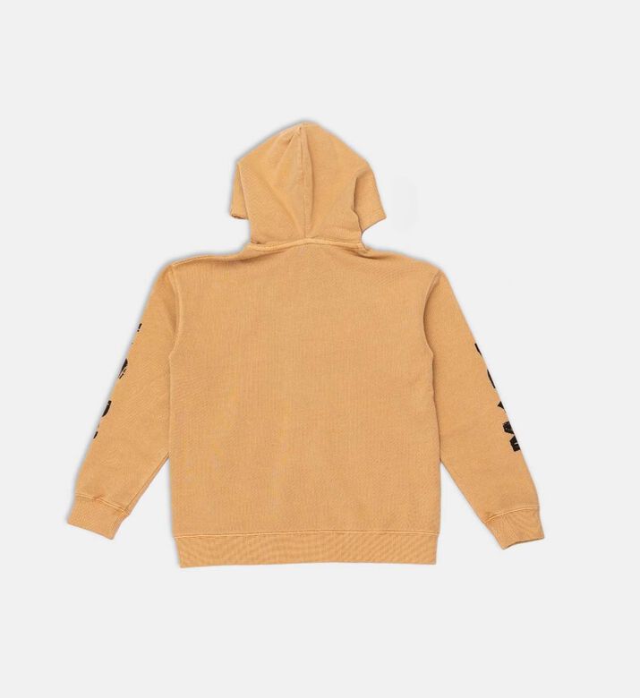 Printed Hooded Organic Cotton Cardigan