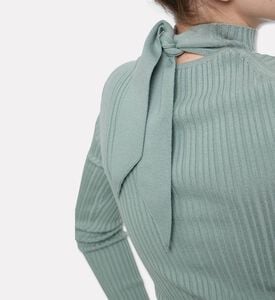 Nanushka Arella Ribbed-knit Top, Model View