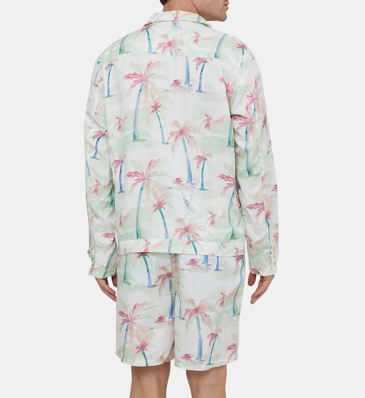 بلوزون بطبعة بقماش تنسل وقنب