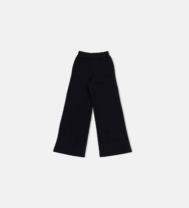 Elastic Waistband Wide-leg Pants