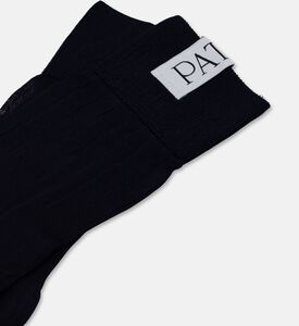 Patou Logo-detail Mid-calf Socks, Blue, Packshot View