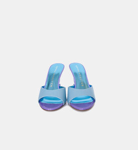 Paloma Leather Med Heel Sabots