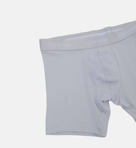 Calvin Klein Casual Logo-print 3-pack Boxers, Indigo, M, Packshot View