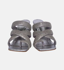 كريستال منمق البغال مربع اصبع القدم