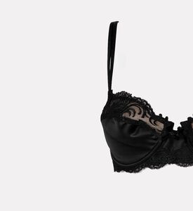 Lise Charmel Corbeille Embroidered Bra, Black, 95, D, Packshot View