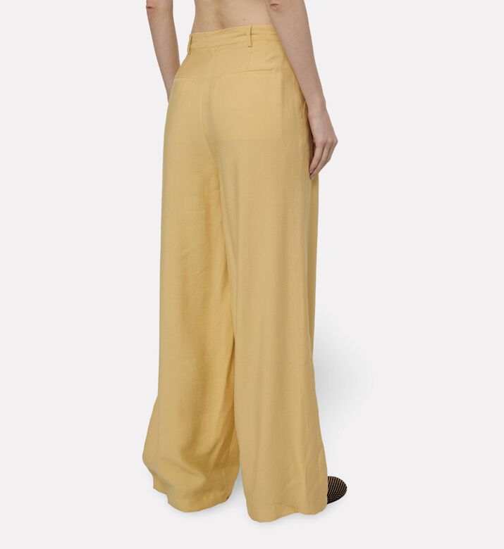 Ba and Sh Pleated Wide-leg Pants, Model View