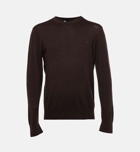 The Kooples Embroidered Logo-detail Tailored Sweater, Packshot View