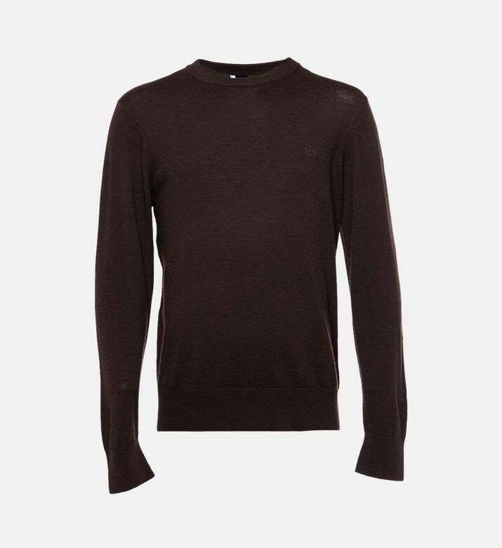 The Kooples Embroidered Logo-detail Tailored Sweater, Packshot View