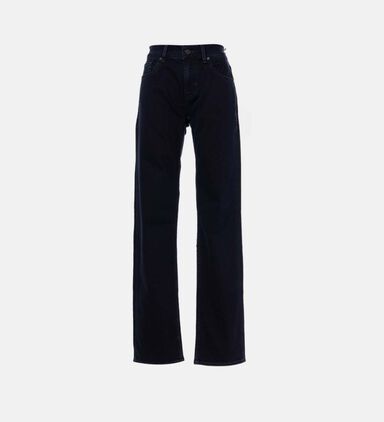 Mid Waist Straight Jeans