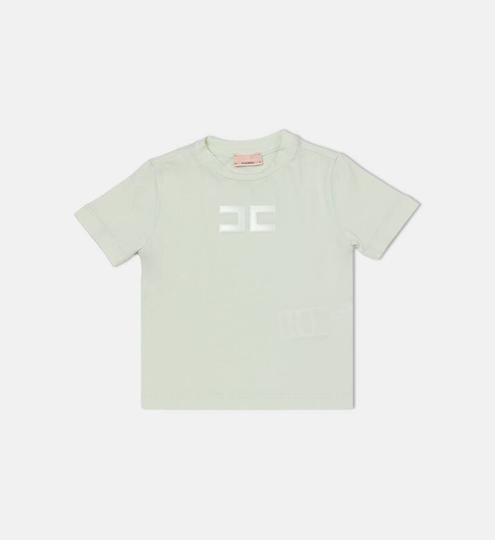 La Mia Bambina Cotton Crewneck T-shirt, Packshot View