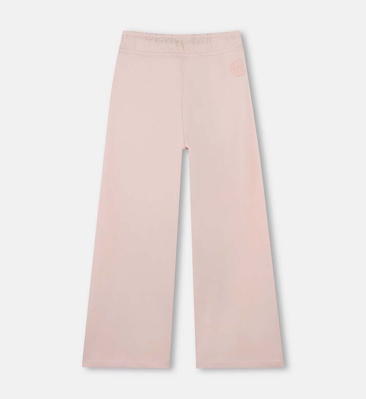 بنطال قطن واسع الساقين