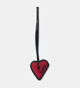 Zadig et Voltaire Flash Leather Heart Keyring, Packshot View
