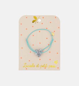 Glitter Heart Elastic Bracelet