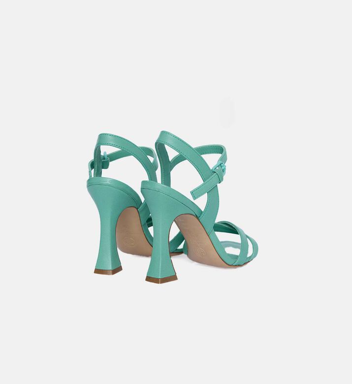 صندل جلد بحزام كاحل