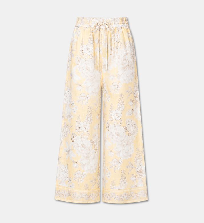 Carter and White Soft Floral Drawstring Pants, Packshot View