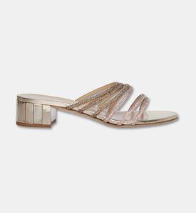 Baldinini Shoes Sandal Heel, Gold, Eu-36, Packshot View