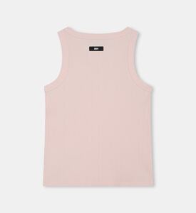 Girl Logo-print Stretch Tank Top