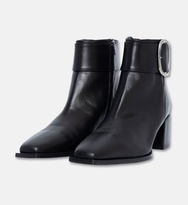 Albano Oversized Buckle Closure Boots, Black, Eu-41, Packshot View
