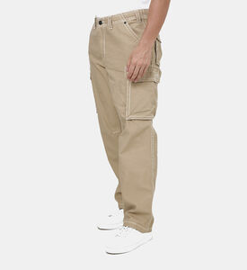 بنطال كارجو قطن فضفاض