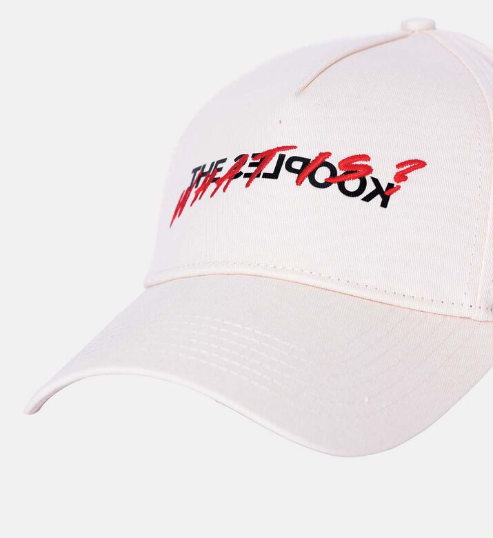 Embroidered Graphic Logo-detail Adjustable Cap