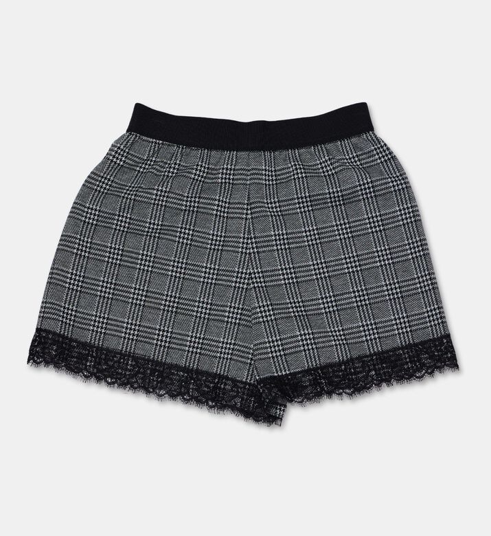 Twinset Lace Trim Knitted Shorts, Packshot View