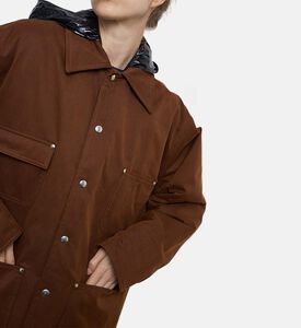Plan C Multi Pockets Long-sleeve Coat, Model View