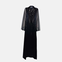 Moon Silk Tulle Sleeves Robe