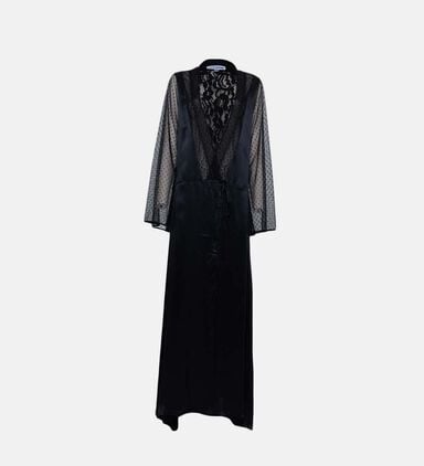 Moon Silk Tulle Sleeves Robe